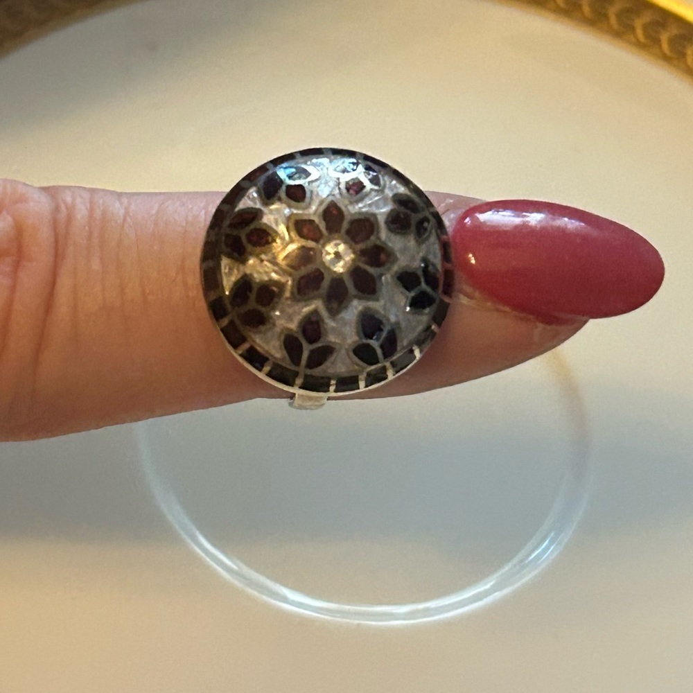 Vintage Cloisonne Ring